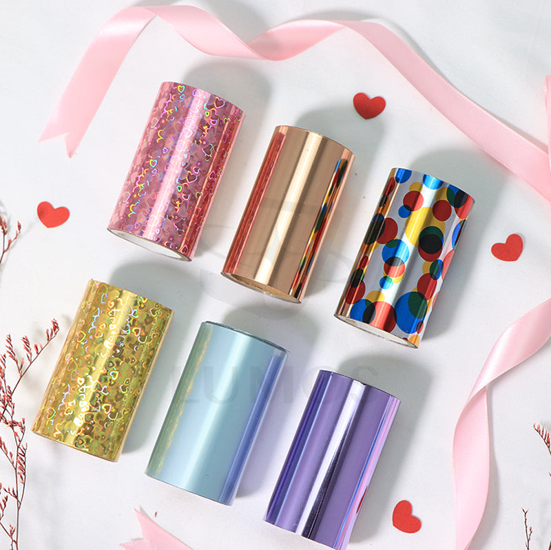 Valentine's Diamond Heart 3-color Set Foil│for Toner / Glue Pen